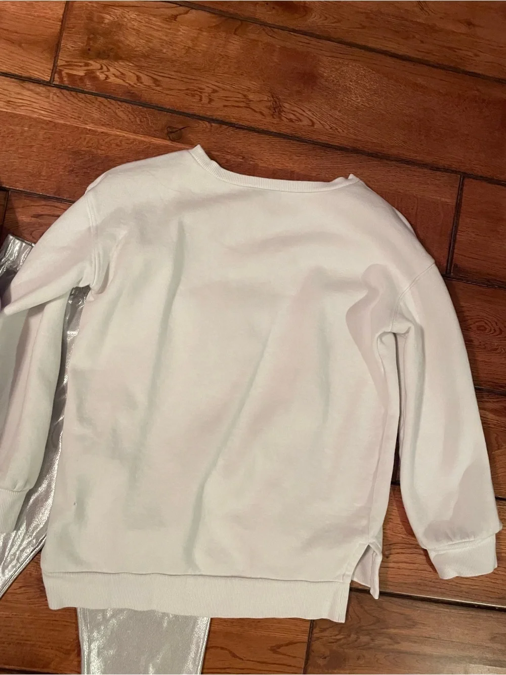 Carters Girls Metallic Legging & Sweatshirt Sets - Lavender & Cream Size 7